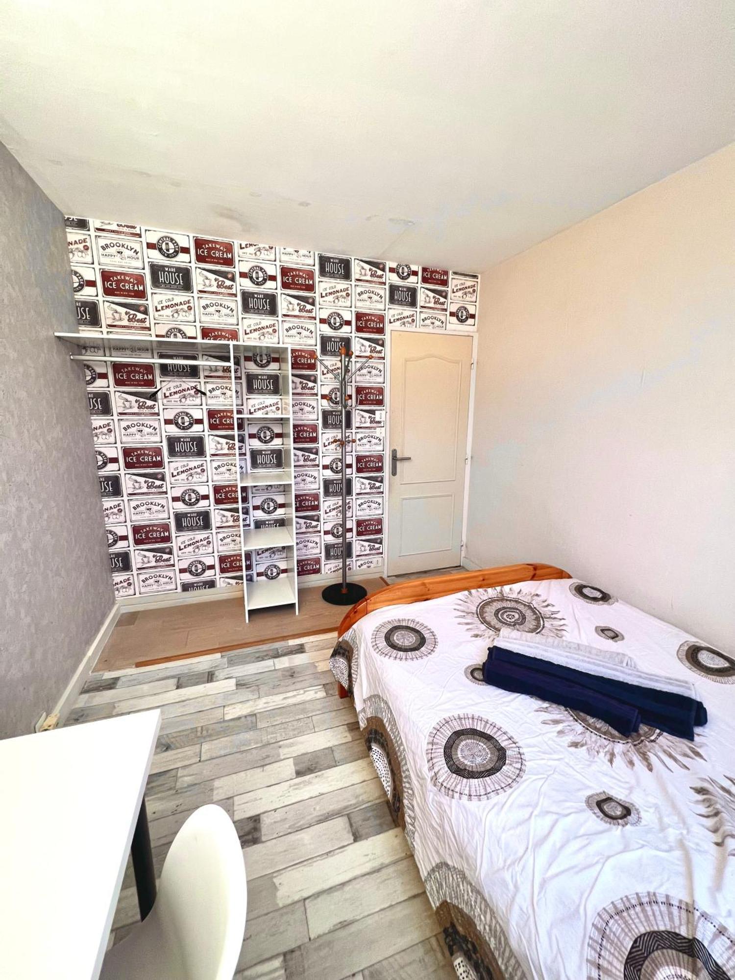 Appartement Proche Gare, 6 Voyageurs Et Stationnement Gratuit Reims Exteriör bild